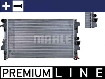 Радіатор охолодження CR 608 000P MAHLE ="CR608000P" (фото 1)