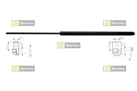 Амортизатор багажника STARLINE 16.46.800 (фото 1)