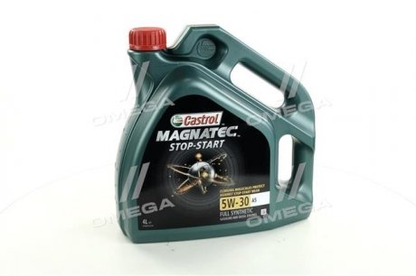 Моторное масло MAGNATEC START-STOP A5 / 5W30 / 4л. /(API SN, ILSAC GF-4, ACEA A1/B1) CASTROL 15CA43 (фото 1)