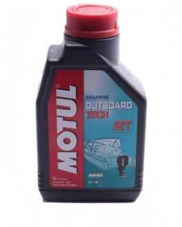 Олива для 2-тактних двигунів OUTBOARD TECH 2T 1L MOTUL 851711 (фото 1)