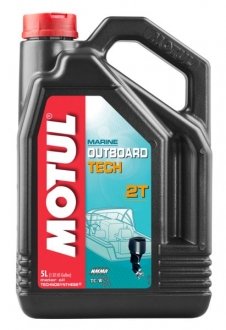 Олива для 2-тактних двигунів OUTBOARD TECH 2T 5L MOTUL 851751 (фото 1)