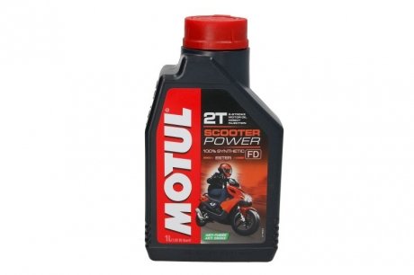 Олива 2T Scooter Power 1L MOTUL 832101 (фото 1)