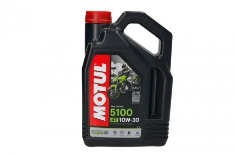 Олива 4T 5100 10W30 4L MOTUL 836641 (фото 1)