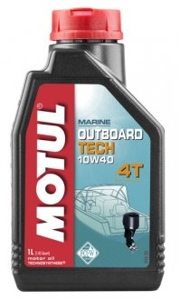 Олива 4T Outboard Tech 10W40 1 L MOTUL 852211 (фото 1)