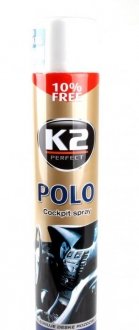 Поліроль для торпедо "фреш" / PERFECT POLO COCKPIT SPRAY 750ML FRESH K2 K407FR1 (фото 1)