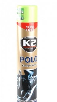 Поліроль для торпедо "зелене яблуко" / PERFECT POLO COCKPIT SPRAY 750ML GREEN APPLE K2 K407ZJ1 (фото 1)