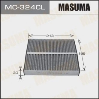 Фільтр салону AC-201 вугільний Masuma MC-324CL (фото 1)