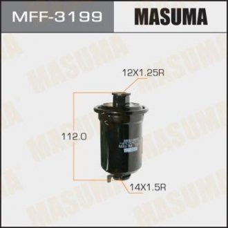 ФИЛЬТРА Фильтр топливный высокого давления 3VZFE, 4VZFE, 3SFE, 3SGE, 4AFE, 4SFE, 4SFI, 5SFE, 6A12, 6G71, 6G7 Masuma MFF-3199 (фото 1)