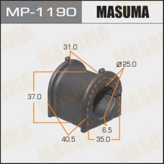 РЕЗ. СТАБИЛИЗАТОРА Lexus ES200, ASV60, ASV61, AVV60, GSV60Lexus ES250, ASV60, ASV61, AVV60, GSV60Lexus ES300 Masuma MP-1190 (фото 1)