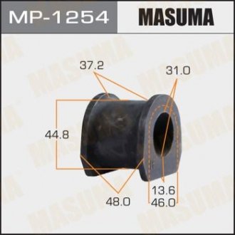 РЕЗ. СТАБИЛИЗАТОРА Втулка стабилизатора front Pajero Sport, L200 15- [уп.2], передняя D-31 Masuma MP-1254 (фото 1)