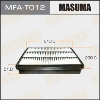 Фильтра Фильтр воздушный Toyota, Toyota LAND Cruiser, Toyota LAND Cruiser 120, Toyota LAND Cruiser Prado Masuma MFA-T012 (фото 1)