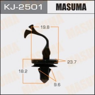 ХОМУТЫ КЛИПСЫ Клипса Lexus, Toyota, Toyota Camry ACV40 06-11, Toyota Corolla Verso R2# 09-, Toyota Crown GRS20# 08 Masuma KJ-2501 (фото 1)