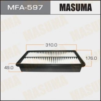 ФИЛЬТРА Фильтр воздушный Mazda 6 CX-7 2,2 2,3 05- (Filtron AP113 9, MANN C31012, VIC A-474) Masuma MFA-597 (фото 1)