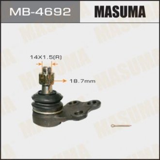 ОПОРЫ ШАРОВЫЕ Шаровая опора (Qsten) Nissan Maxima J30. Bluberd U11 U12. Avenir W10 CBN-24 Masuma MB-4692 (фото 1)