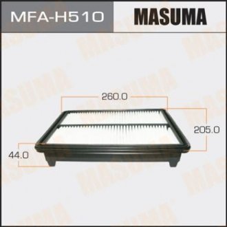 Фильтра Фильтр воздушный Honda Accord CU# 08-13, Honda Crosstour 09-, Honda Inspire 07-  Masuma MFA-H510 (фото 1)