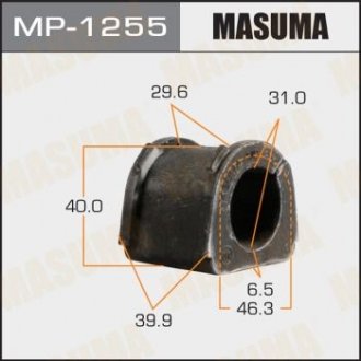 РЕЗ. СТАБИЛИЗАТОРА Втулка стабилизатора Mitsubishi Pajero Sport Challenger 98-09 D=31 Masuma MP-1255 (фото 1)