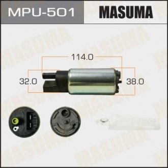 ФИЛЬТРА Бензонасос (топливный насос), с фильтром сеткой MPU-013. Honda V=1500-1800 Masuma MPU-501 (фото 1)