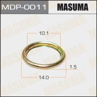 ТЕРМОШАЙБЫ Шайба Распылителя Форсунок 2L, 2LT, L, 2LTE, 2LTHE 10,1x14x1,5 2L Masuma MDP-0011 (фото 1)