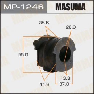 Втулка стабілізатора заднього (Кратно 2) Nissan Murano (16-), Pathfinder (14-) Masuma MP-1246 (фото 1)