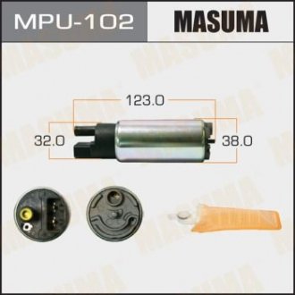 Фильтра Бензонасос (топливный насос), с фильтром сеткой. Toyota V=2000-4000 Masuma MPU-102 (фото 1)