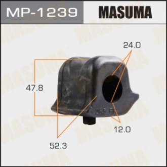 РЕЗ. СТАБИЛИЗАТОРА Втулка стабилизатора ЛЕВАЯLexus NX200 300H 14-  D-24- Masuma MP-1239 (фото 1)