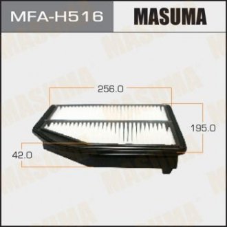 Фильтра Воздушный фильтр A28011 LHD HONDA CR-V RM4 11- 17220-R5A-A00 Masuma MFA-H516 (фото 1)