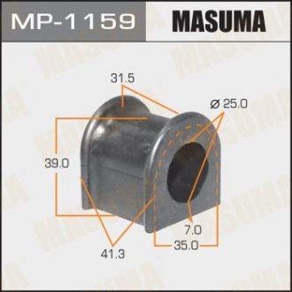 РЕЗ. СТАБИЛИЗАТОРА BUSH, STABILIZER, FOR REAR, LC 100, \00-03, ID=25 Masuma MP-1159 (фото 1)