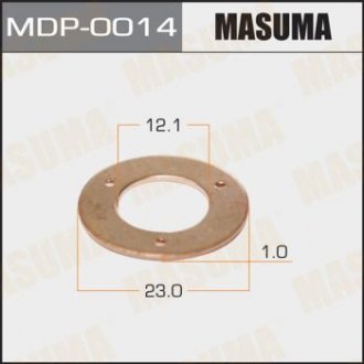 ТЕРМОШАЙБЫ Шайба Распылителя Форсуно12,1x22,9x1 RD28, LD20, CD## Masuma MDP-0014 (фото 1)