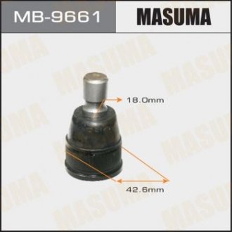 ОПОРЫ Шаровые Шаровая опора front low MAZDA3 BL CBMZ-17 Masuma MB-9661 (фото 1)