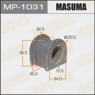 РЕЗ. СТАБИЛИЗАТОРА Lancer X Втулки заднего стабилизатора Masuma MP-1031 (фото 1)