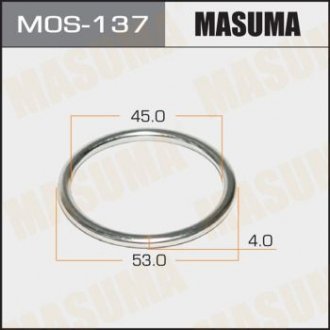 ПРОКЛАДКИ Кольцо глушителя металлическое 45.3 x 54.5 Masuma MOS-137 (фото 1)
