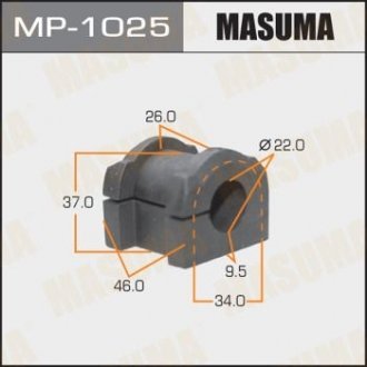 РЕЗ. СТАБИЛИЗАТОРА OUTLANDER CW 20006- D-22 Masuma MP-1025 (фото 1)