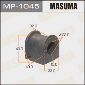 Втулка стабілізатора перед.CALDINA/ST210 Masuma MP-1045 (фото 1)