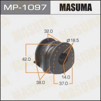 РЕЗ. СТАБИЛИЗАТОРА QASHQAI J10E RR 06.12-07.04 d19 Masuma MP-1097 (фото 1)