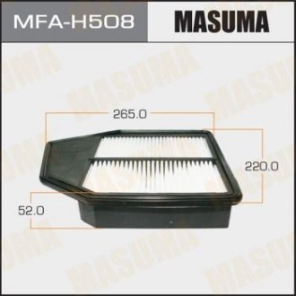 Фильтра Фильтр воздушный Honda Accord 2.4i 08> Masuma MFA-H508 (фото 1)