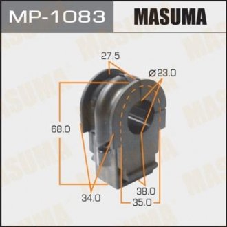 РЕЗ. СТАБИЛИЗАТОРА front QASHQAI, JUKE 06- Masuma MP-1083 (фото 1)