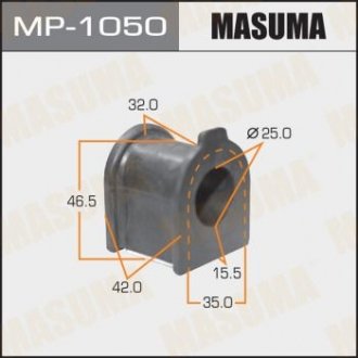 РЕЗ. СТАБИЛИЗАТОРА FR Avensis Verso 2001- Masuma MP-1050 (фото 1)