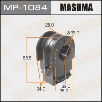 РЕЗ. СТАБИЛИЗАТОРА front X-TRAIL T31 07- Masuma MP-1084 (фото 1)