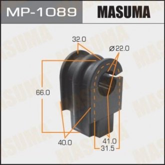 РЕЗ. СТАБИЛИЗАТОРА TIIDA C11X SC11X FR 07- Masuma MP-1089 (фото 1)
