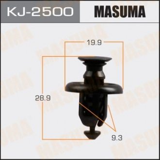 ХОМУТЫ КЛИПСЫ Клипса Lexus, Toyota, Клипса крепежная Masuma KJ-2500 (фото 1)