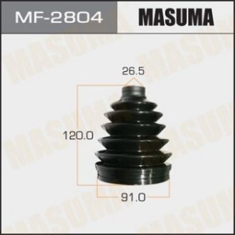 Пыльники пластик OUT V6 7# 26.5*120*91 Masuma MF-2804 (фото 1)