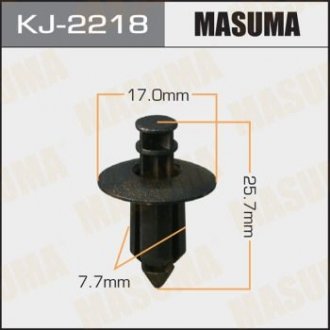 ХОМУТЫ КЛИПСЫ Клипса пластиковая Masuma KJ-2218 (фото 1)