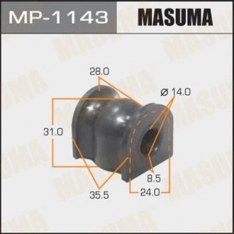 РЕЗ. СТАБИЛИЗАТОРА RR Accord 04~ D-14 Masuma MP-1143 (фото 1)