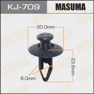 ХОМУТЫ КЛИПСЫ Клипса пластиковая Masuma KJ-709 (фото 1)
