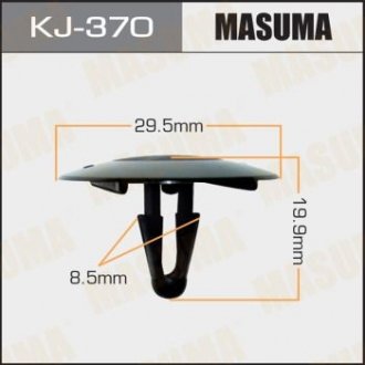 ХОМУТЫ КЛИПСЫ Клипса пластиковая Masuma KJ-370 (фото 1)