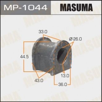 РЕЗ. СТАБИЛИЗАТОРА GRAND VITARA FR 05- Masuma MP-1044 (фото 1)