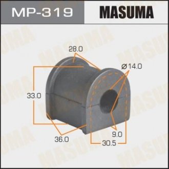 РЕЗ. СТАБИЛИЗАТОРА RR AE EE CE100 111 Masuma MP-319 (фото 1)