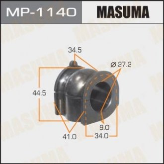 РЕЗ. СТАБИЛИЗАТОРА FR Accord 99-01 Masuma MP-1140 (фото 1)