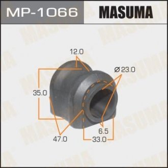 РЕЗ. СТАБИЛИЗАТОРА RR RAV4 12- 23 Masuma MP-1066 (фото 1)