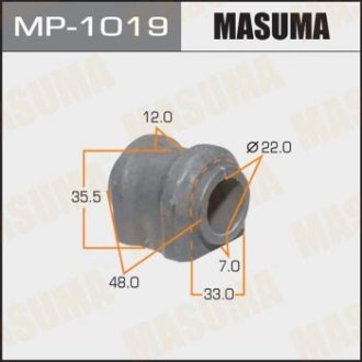 РЕЗ. СТАБИЛИЗАТОРА RR RAV4 06- 22 Masuma MP-1019 (фото 1)